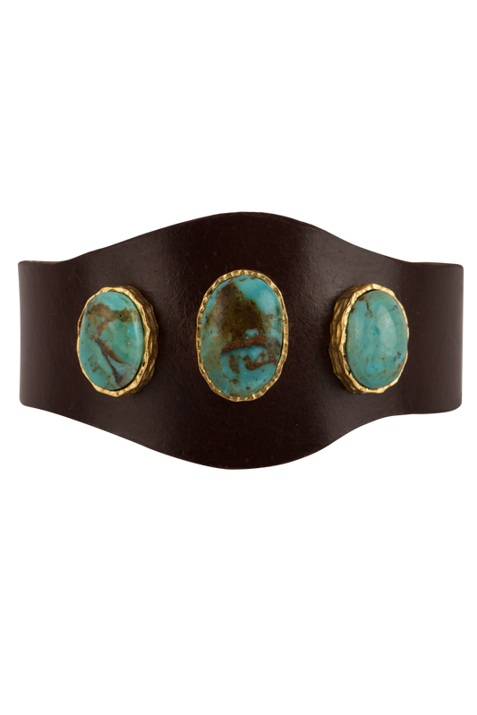 Christina Greene Earthy Leather Cuff