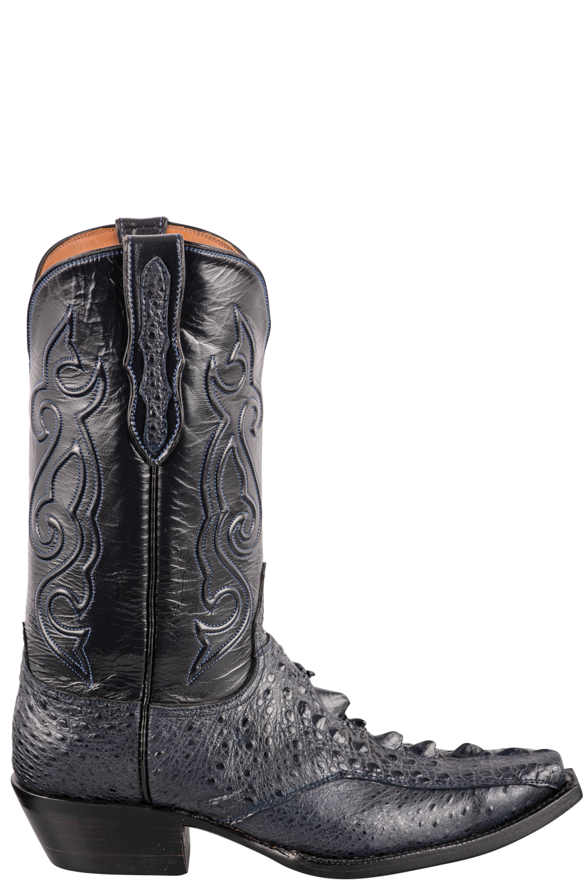 Black Jack Men's Exclusive Snapping Turtle Cowboy Boots - Navy