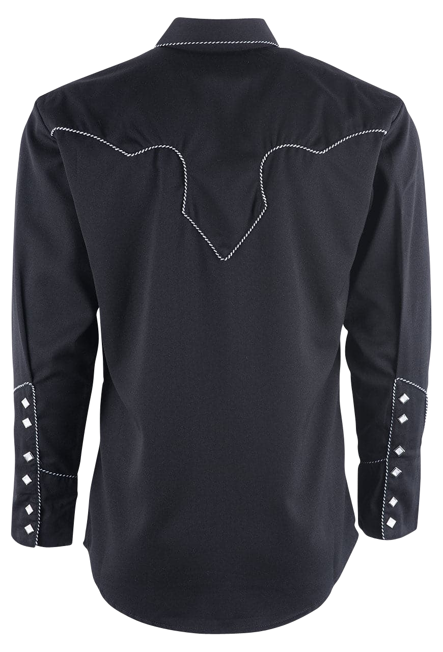 Mens Western Shirts Pearl Snap Cowboy Shirts for Men Pinto Ranch