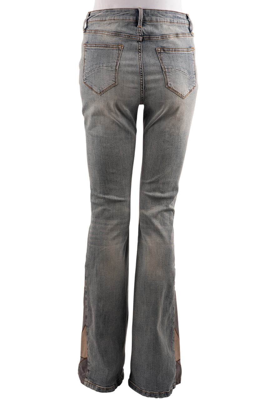 Driftwood Farrah Flare Jeans - Cowgirl Blue