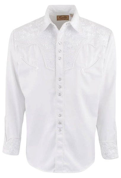 Scully Gunfighter Crimson Western Pearl Snap Shirt | Pinto Ranch XL
