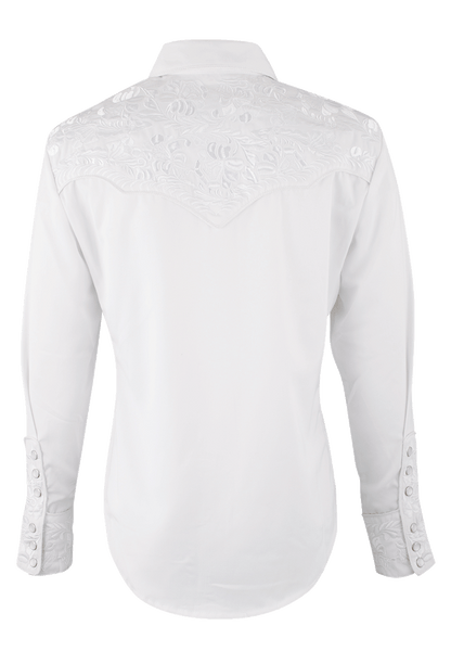 Scully White Gunfighter Western Snap Shirt