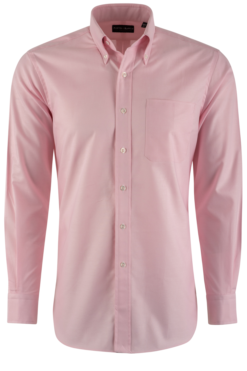 Pinto Ranch YY Collection Pink Oxford Button-Front Shirt