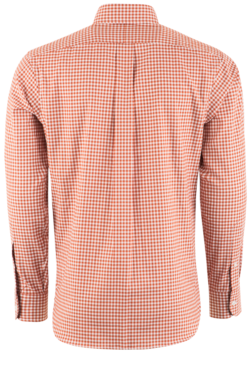 Pinto Ranch YY Collection Classic Sport Shirt - Orange Check