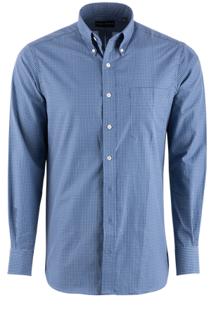 Pinto Ranch YY Collection Classic Sport Shirt - Blue Check