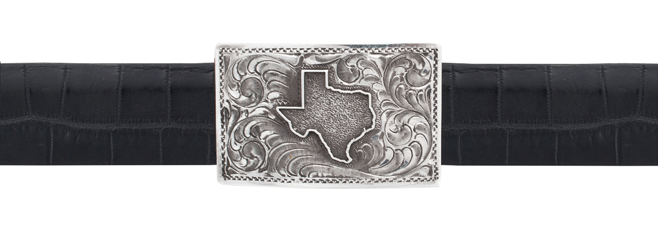 Pinto Ranch 1" State of Texas Trophy Buckle