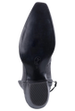 Stallion Women's Ostrich Leg Zorro Cowgirl Boots - Dark Gray Nubuck
