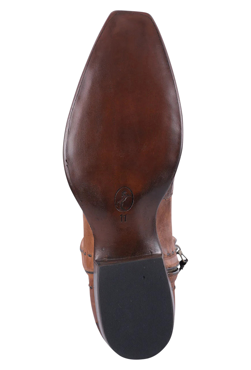Stallion Men's Caiman Zorro Ankle Boots - Cognac
