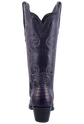Stallion Women's Caiman & Italian Calf Gallegos Cowgirl Boots - Purple