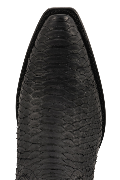Stallion Women's Sanded Python Boots - Black
