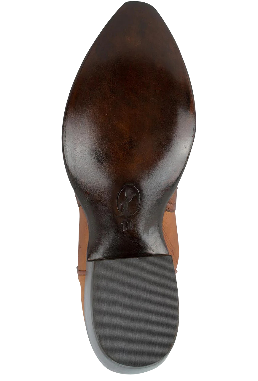 Stallion Women's Antique Saddle Gallegos Cowgirl Boots Pinto Ranch