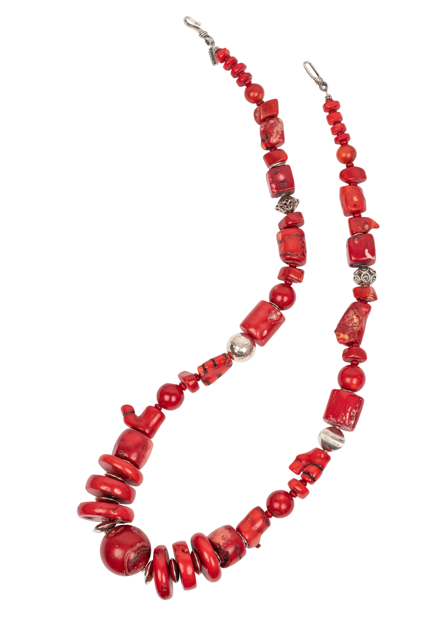Paige Wallace Chunky Coral Necklace