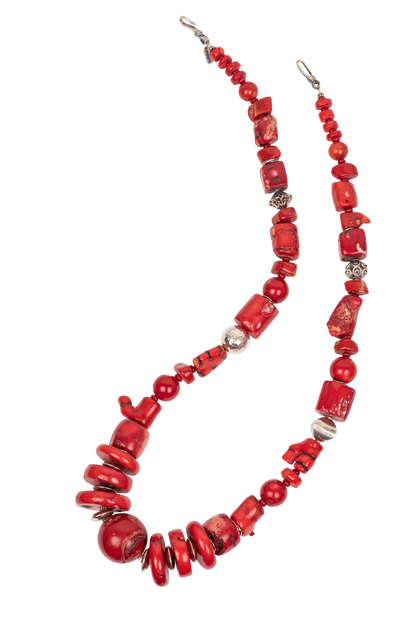 Paige Wallace Chunky Coral Necklace