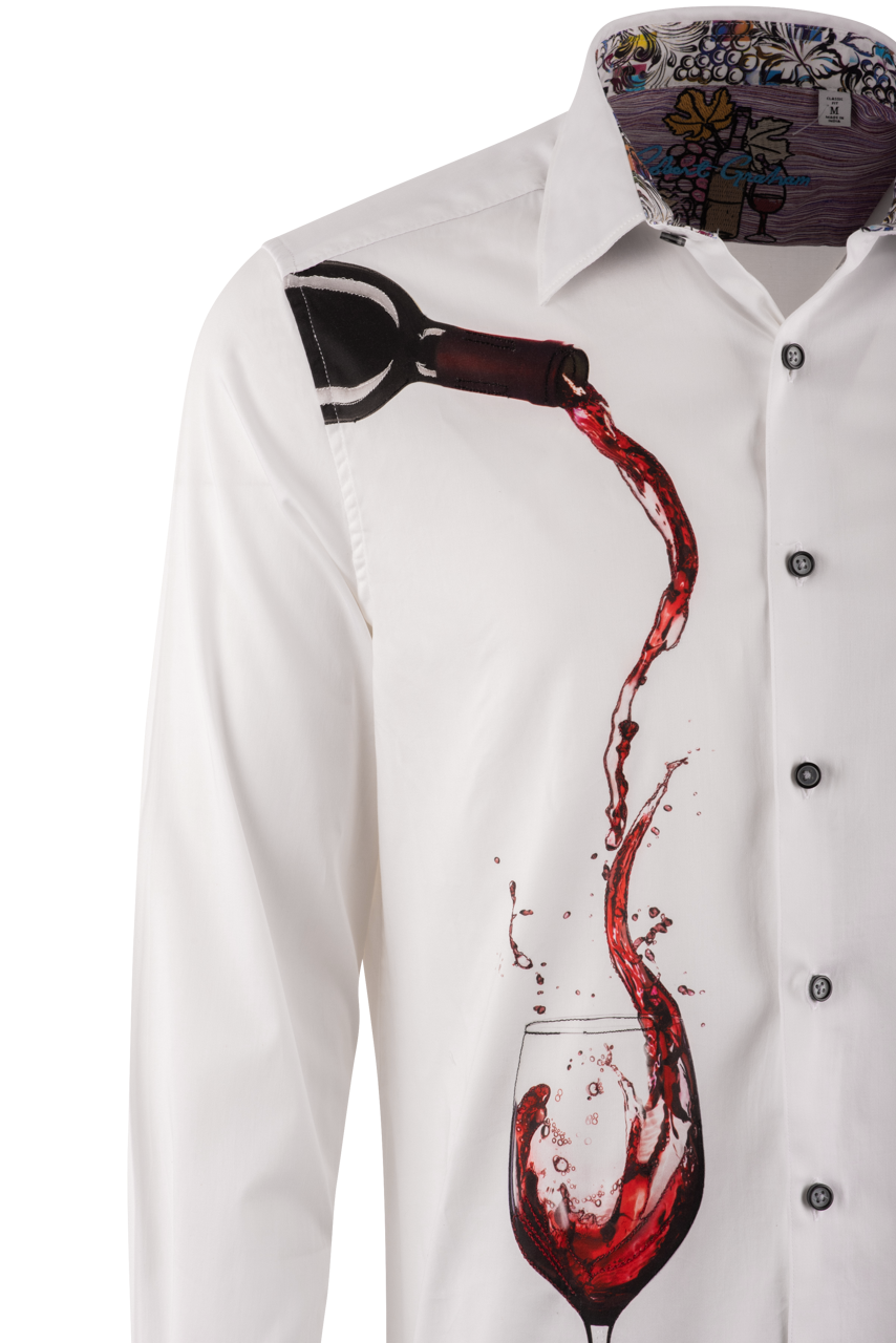 Robert Graham Pinot Noir Button-Front Shirt