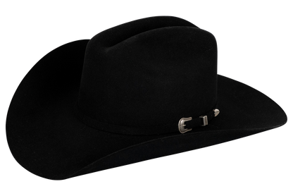 Resistol The Challenger 5X Black Felt Western Cowboy Hat | Pinto Ranch Resistol The Challenger 5X Black Felt Western Cowboy Hat | Pinto Ranch