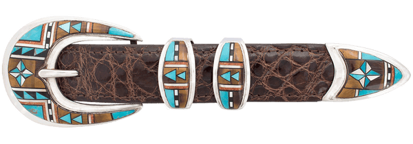 Boucle De Ceinture Western Silvertone – Ranger Par 3-D Belt Co. – Modèle 42016