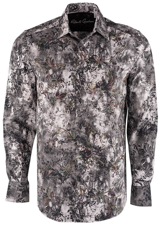 Robert Graham Zaragoza Sport Long Sleeve Button-Front Shirt