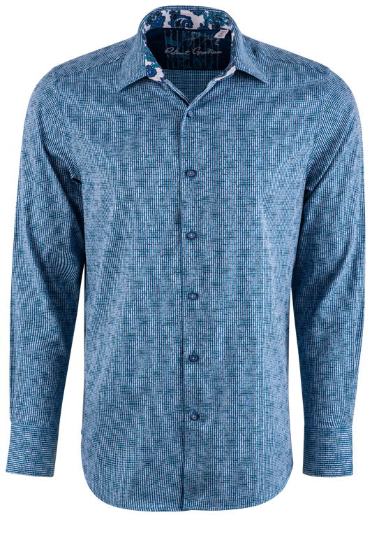 Robert Graham Blue Waters Button-Front Shirt