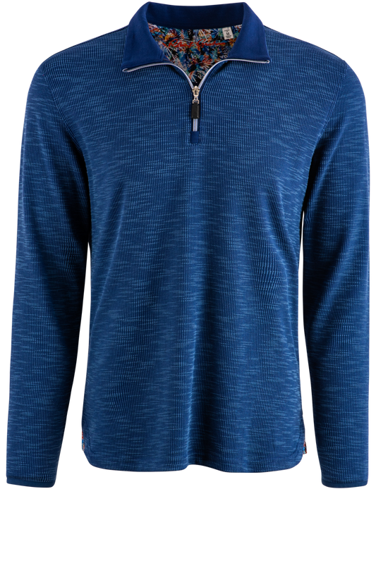 Robert Graham Adrift Knit Shirt - Navy