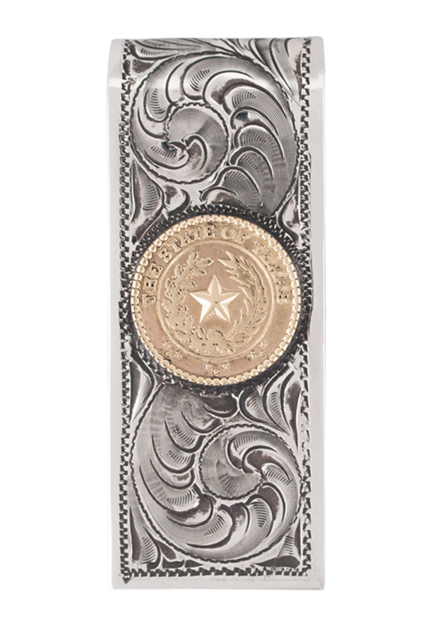 Pinto Ranch Texas State Seal Money Clip