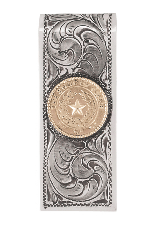 Pinto Ranch Texas State Seal Money Clip