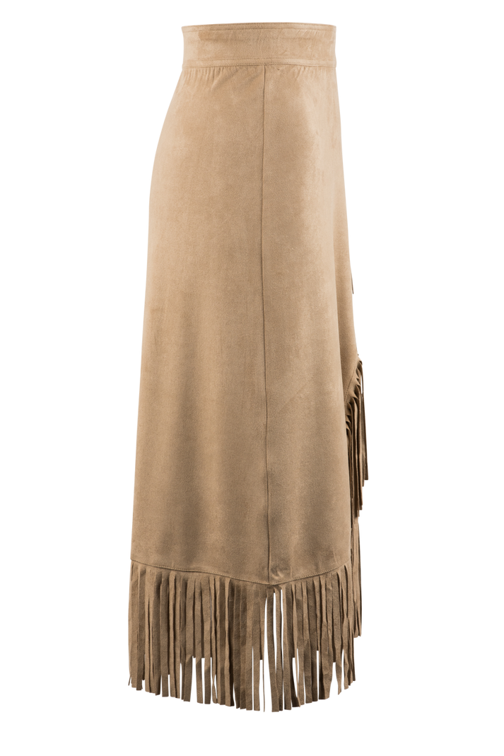 W.A.Y. Western Fringe Wrap Skirt Pinto Ranch