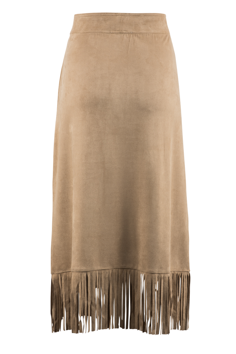 W.A.Y. Western Fringe Wrap Skirt Pinto Ranch
