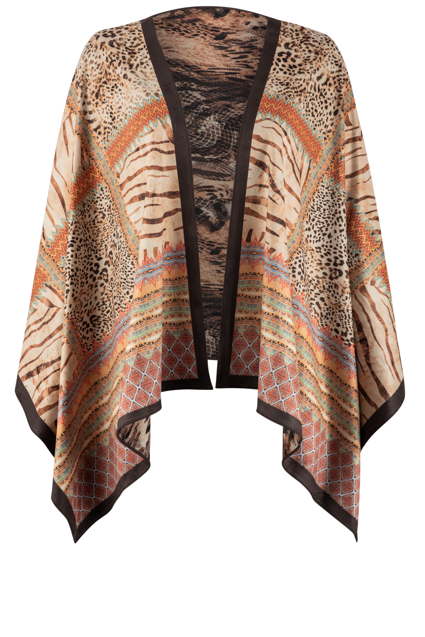 Save the Faith Reversible Animal-Printed Scarf