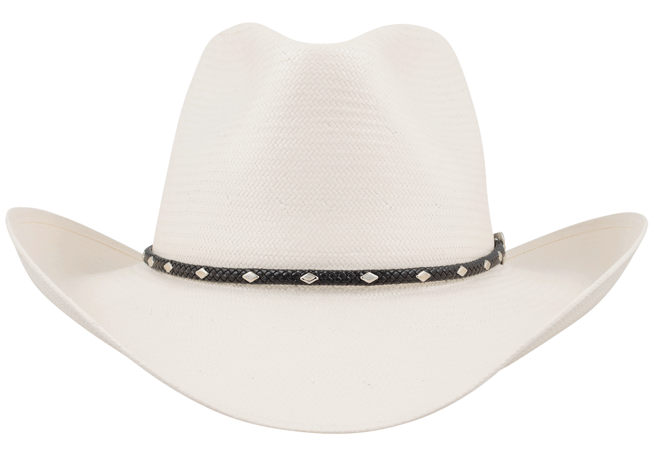 Stetson 8X Diamond Jim Straw Cowboy Hat Pinto Ranch