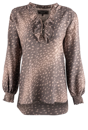 Double D Ranch Print Winter Axis Blouse