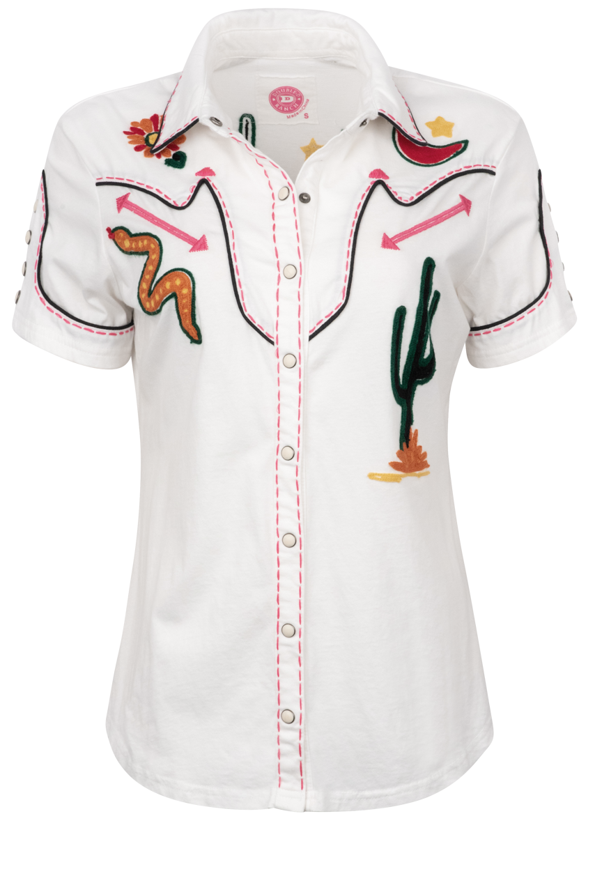 Double D Ranch Rattlesnake Ravine Western Top | Pinto Ranch