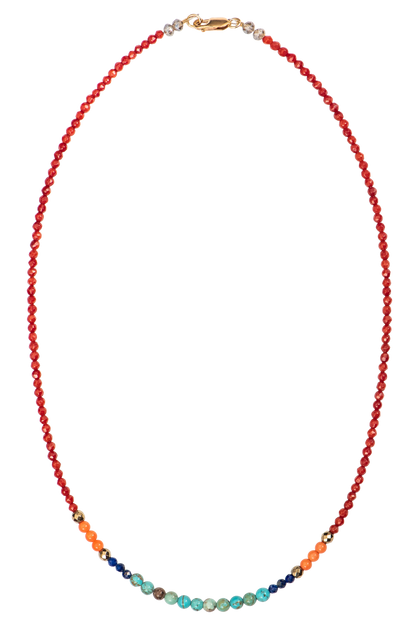 Ann Vlach Coral Sunset Necklace