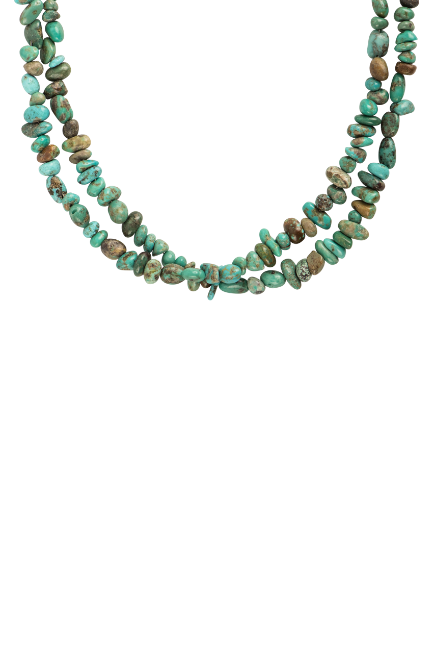 Ann Vlach Turquoise Pebble Necklace