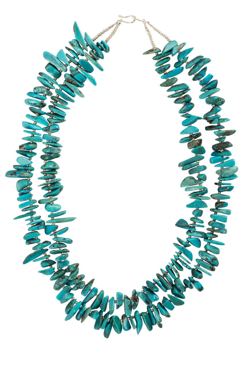 Ann Vlach Turquoise Chip Necklace