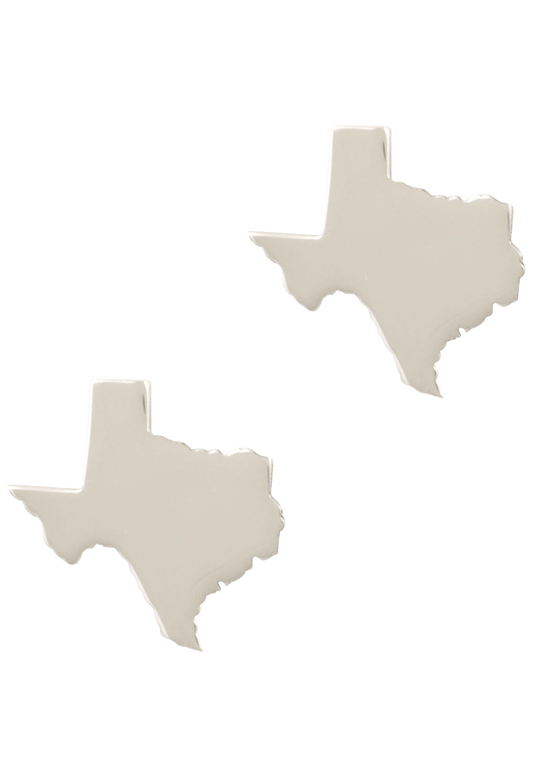 Pinto Ranch State of Texas Silver Cufflinks