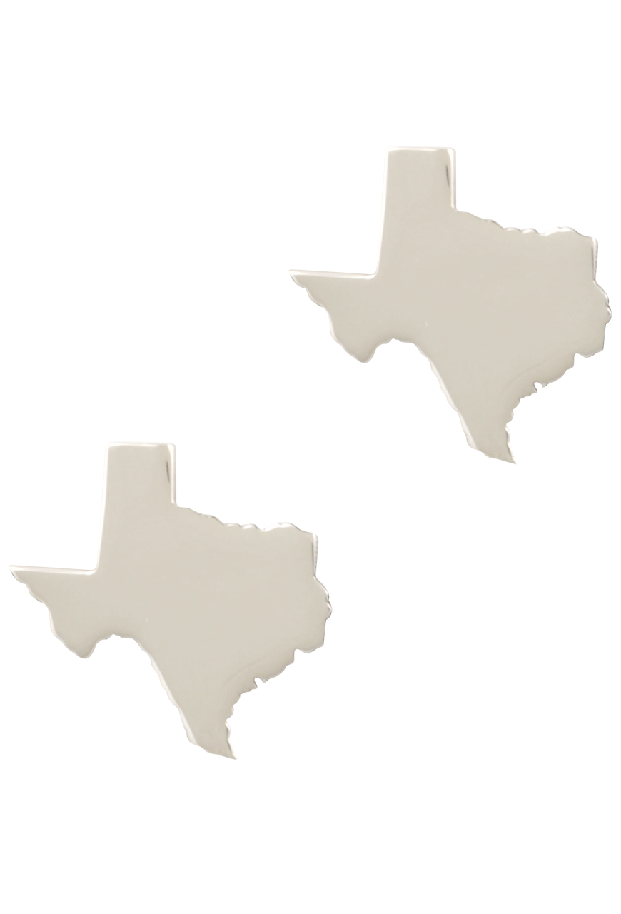 Pinto Ranch State of Texas Silver Cufflinks