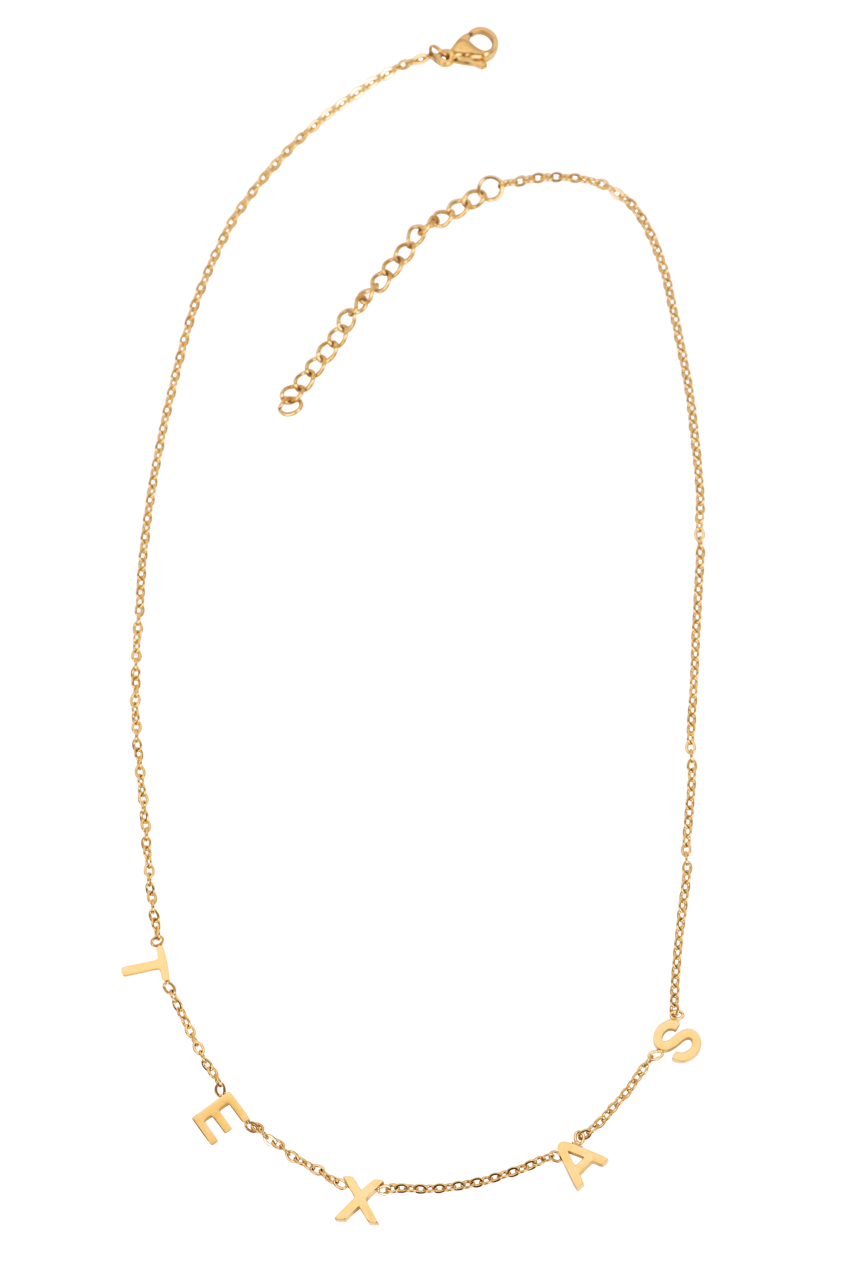 Christina Greene 18K Gold Texas Necklace
