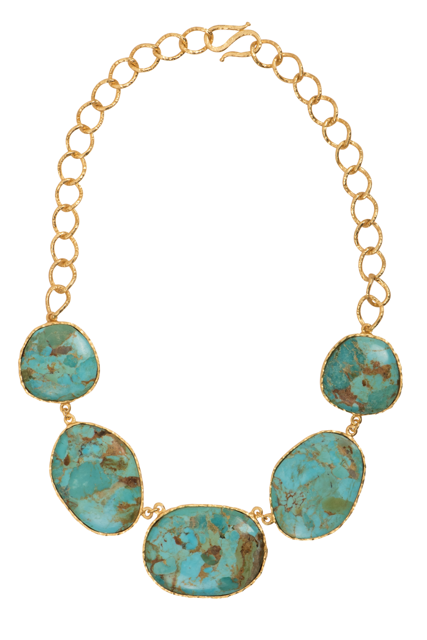 Christina Greene Turquoise Statement Necklace