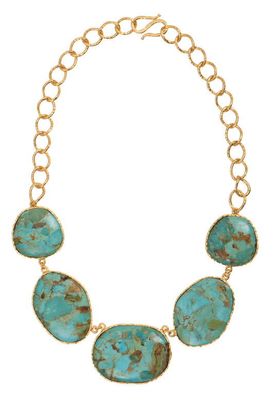 Christina Greene Turquoise Statement Necklace