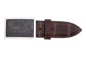 Chacon Antique Rectangle 1.5" Single Belt Buckle