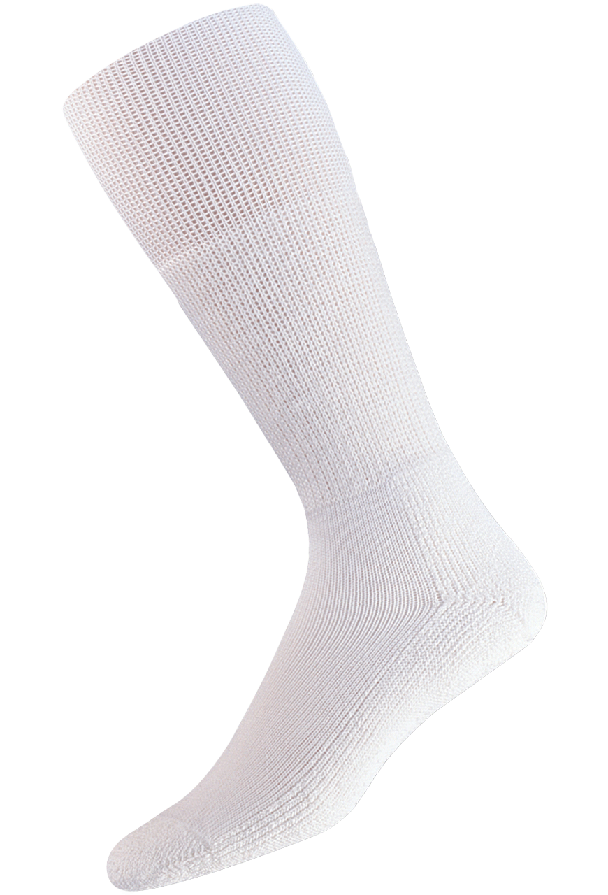 Thorlo Lite Padded Extra Large Boot Socks - White