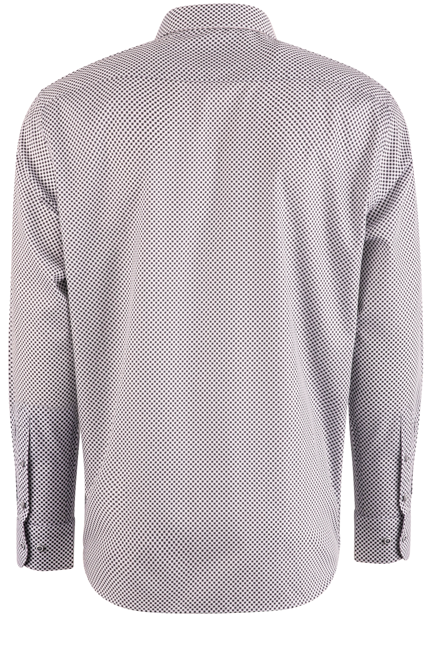Pinto Ranch YY Collection Black Petal Long Sleeve Button-Front Shirt