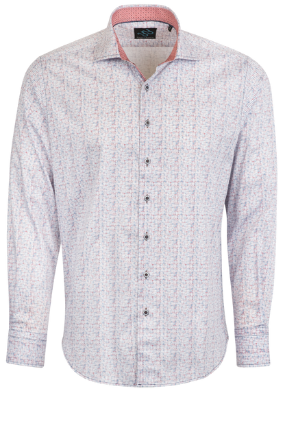 Pinto Ranch YY Collection Button-Front Sport Shirt - White