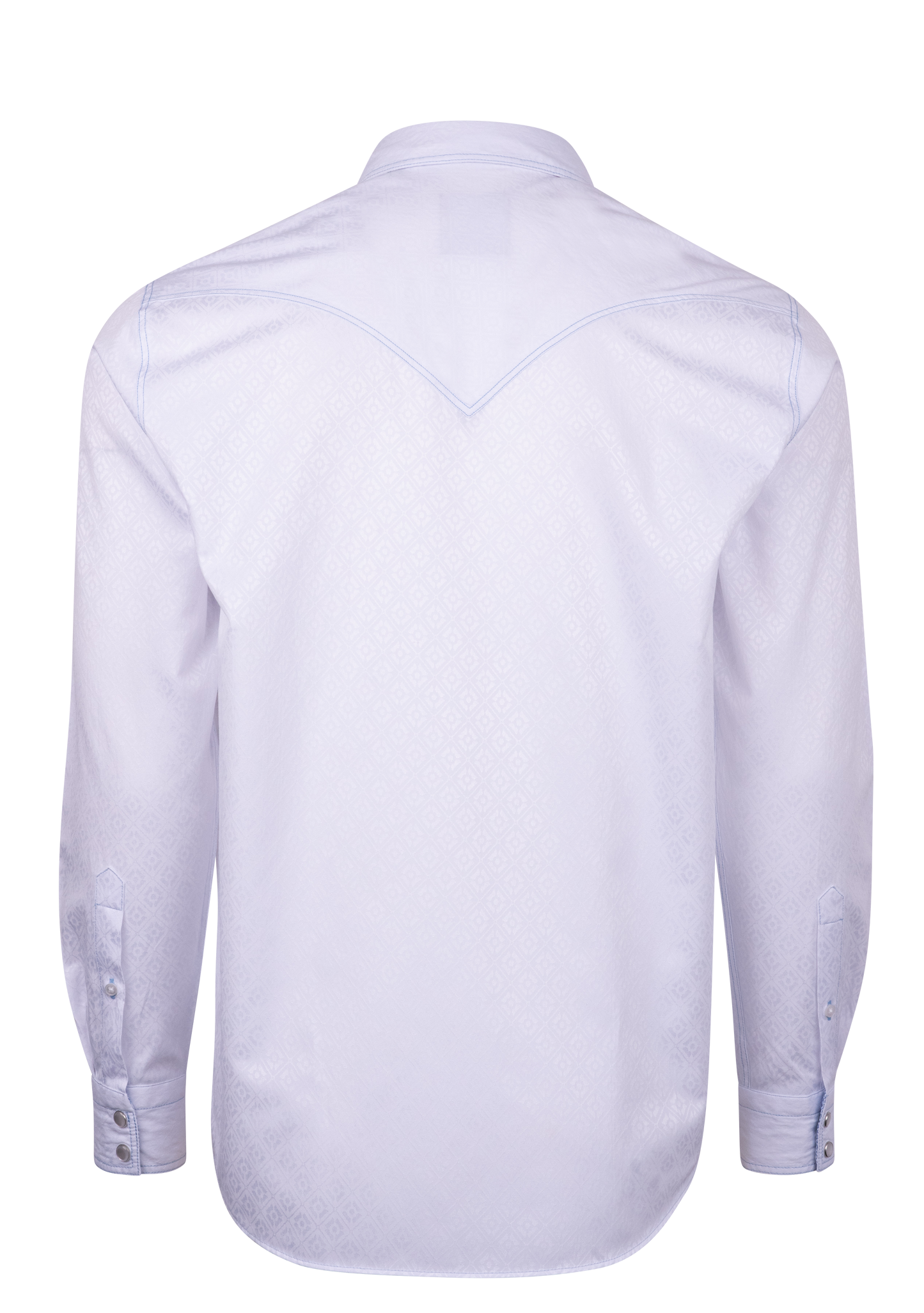 Pinto Ranch YY Collection Jacquard Snap Front Shirt - White