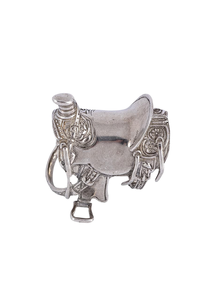 Arthur Court Pewter Cowboy Saddle Napkin Ring