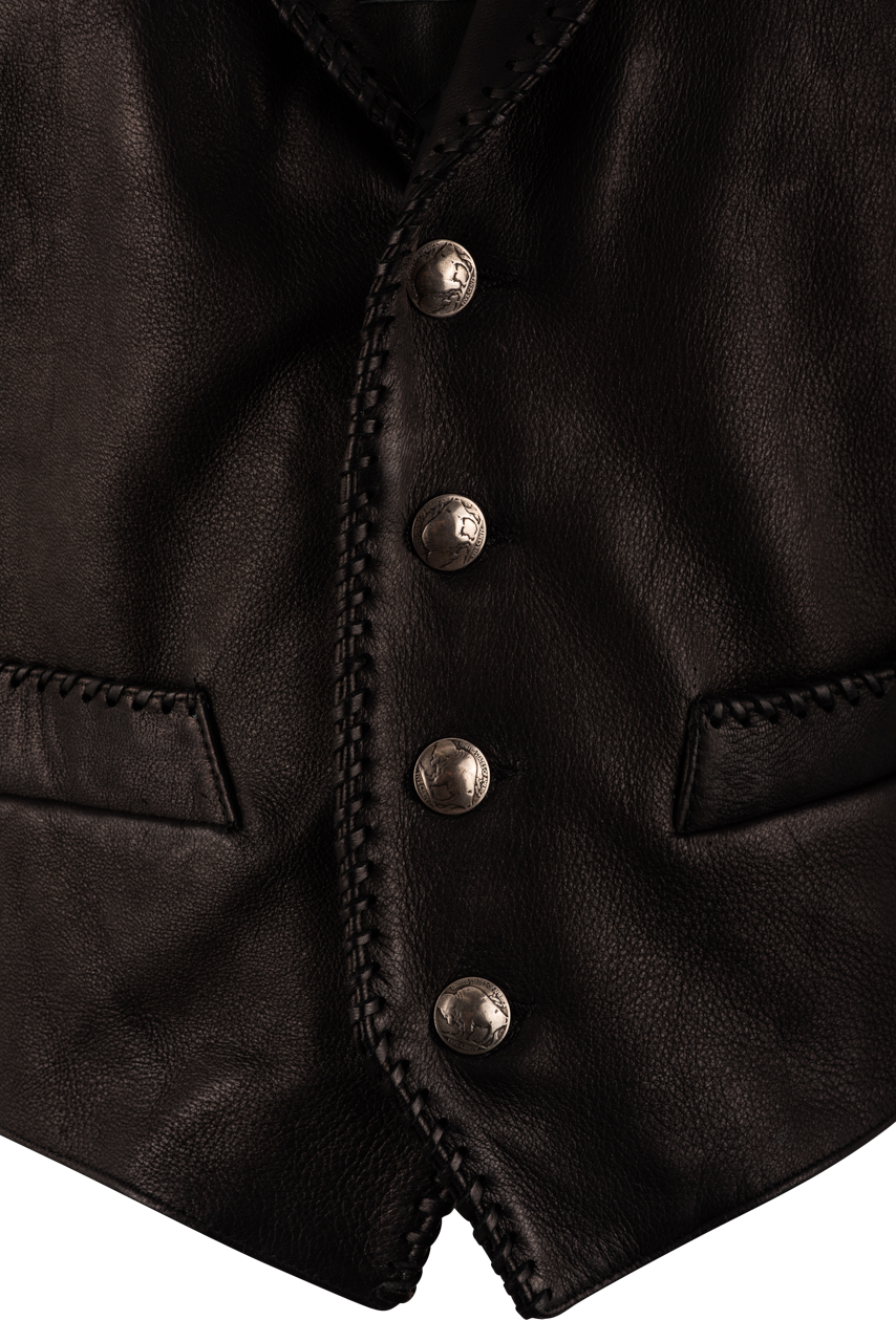 Continental Leather Deerskin Vest