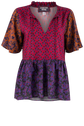 Johnny Was Pauline Ruffle Blouse