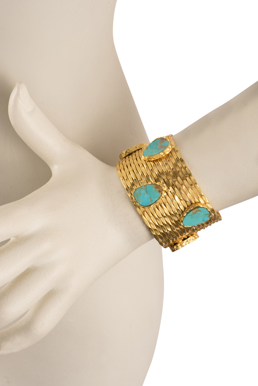 Christina Greene Stackable Turquoise Cuff