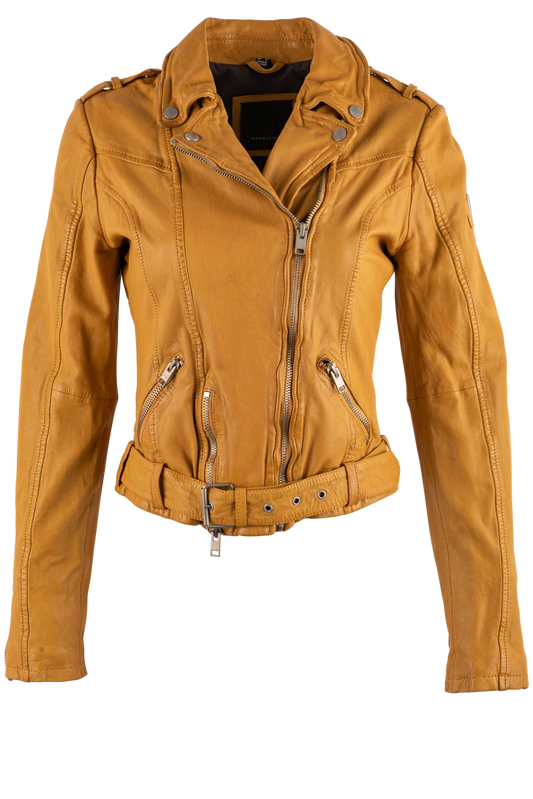 Mauritius Wild Sunrise Lamb Leather Jacket