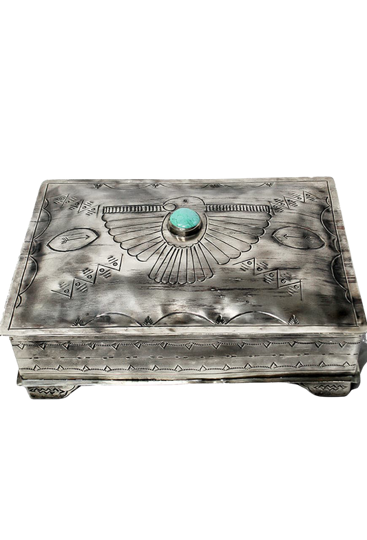 J. Alexander Stamped Thunderbird Silver Box